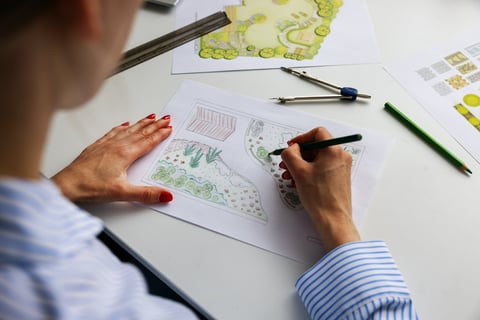 Garden design plan